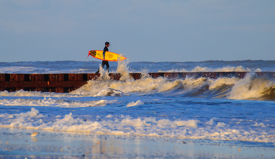 Wolfgang Blackwood lives on the road to the Lighthouse. He\'s been charging all winter. I have a few pics of him surfing, but they just don\'t do justice compared to the pics others have gotten.